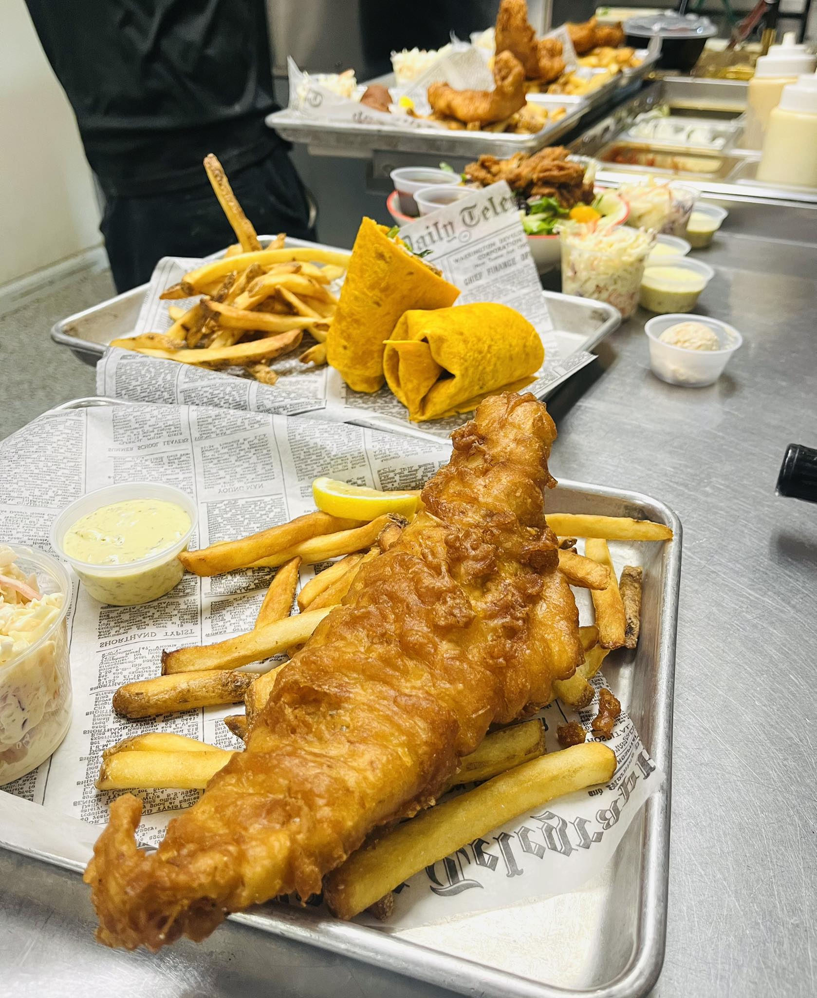 Cherry - Weekend plans? Ours seems to be 67 Fish and Chip dinners. 🐟 ...