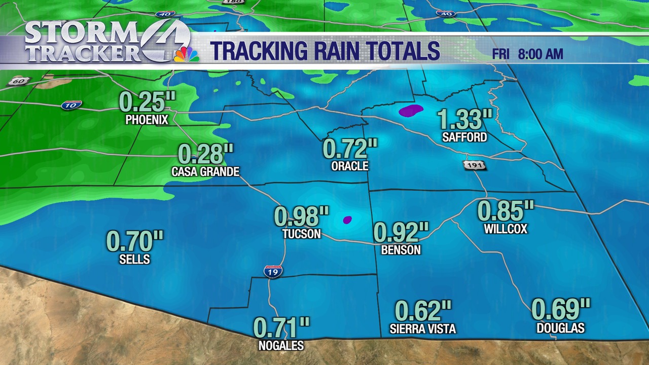 Matt - Projected rain from the EURO model through Friday morning. Snow ...