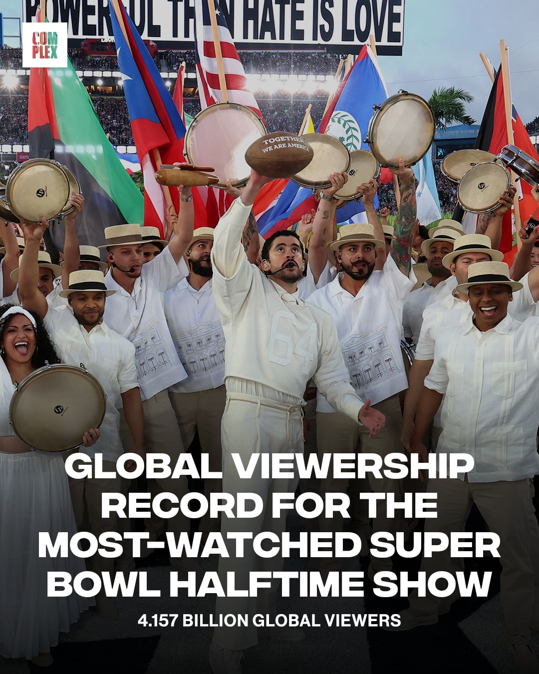 Complex - Benito Bowl 🏈📺 Bad Bunny sets the all-time... | Facebook