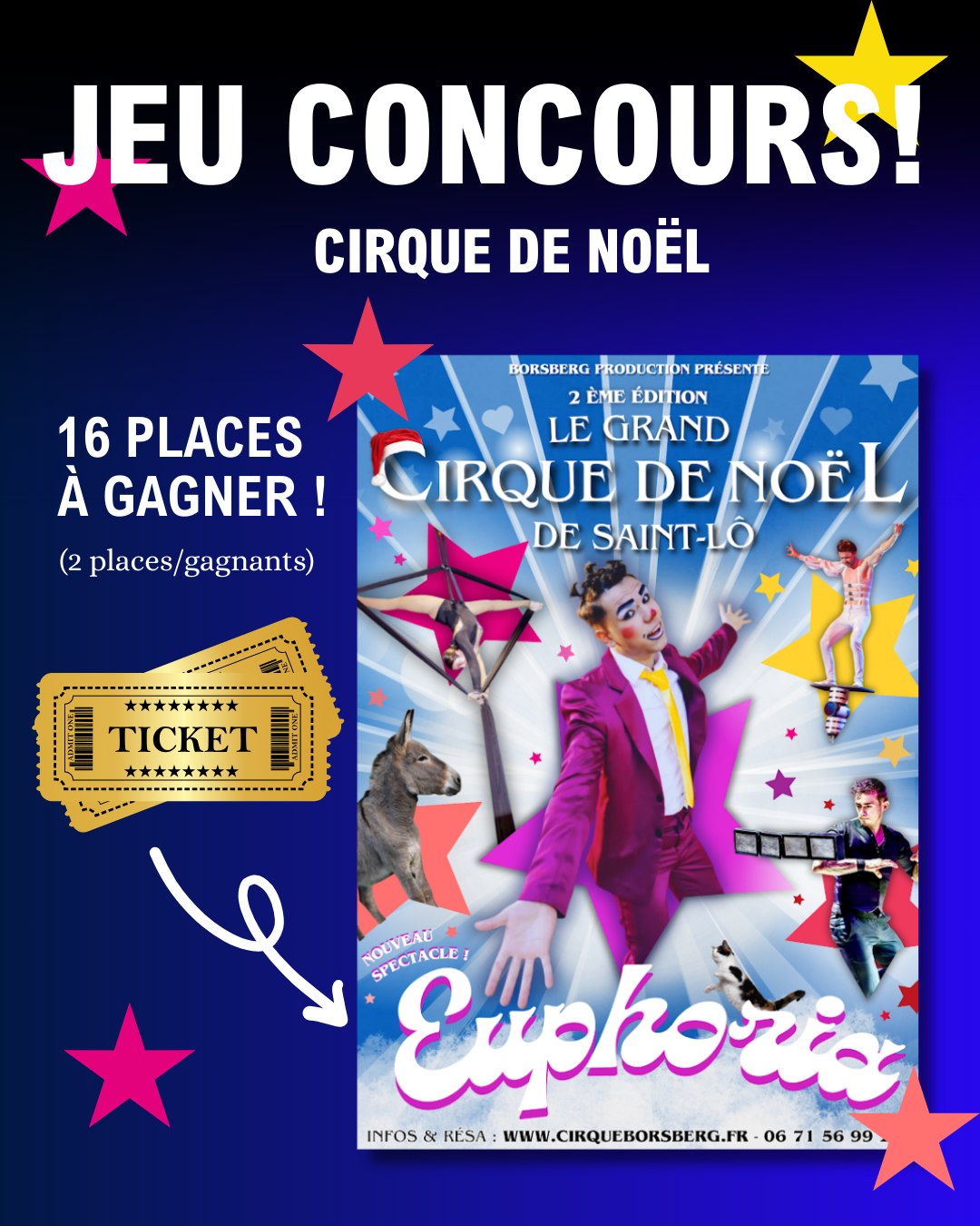 Leclerc - 🎪 JEU CONCOURS : Gagnez vos places pour le Grand Cirque de ...