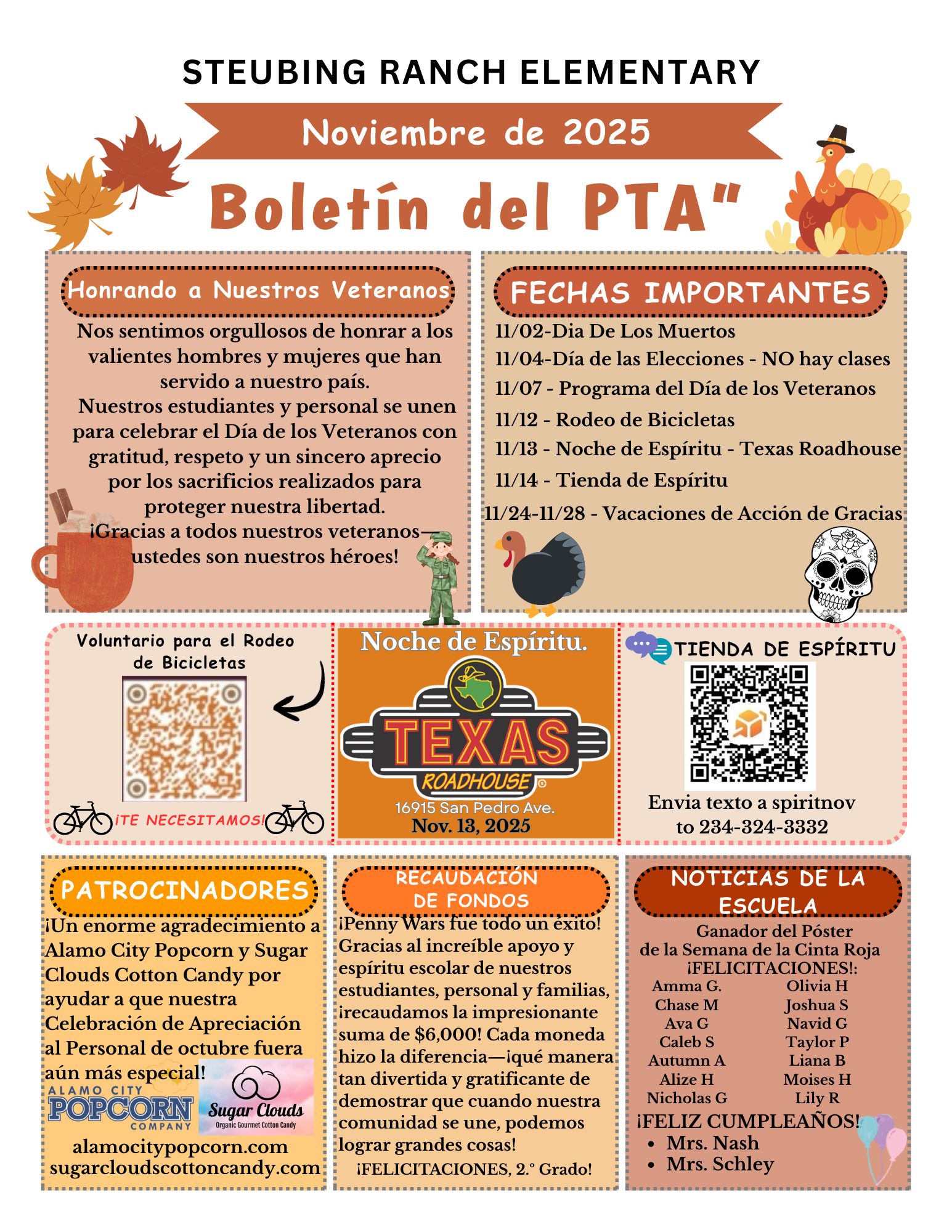 Steubing Ranch Elementary PTA | San Antonio TX