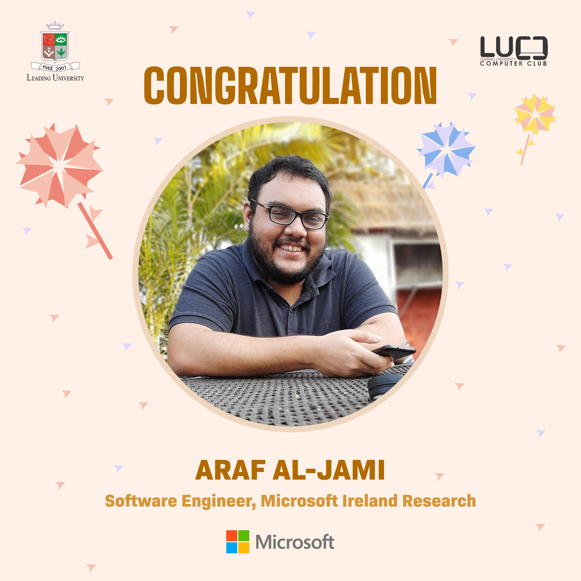 We are delighted to... - Leading University Computer Club | Facebook