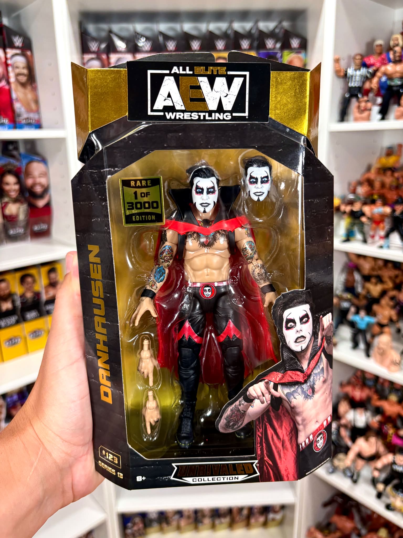 Who is ready to see some Danhausen WWE Mattel figures revealed