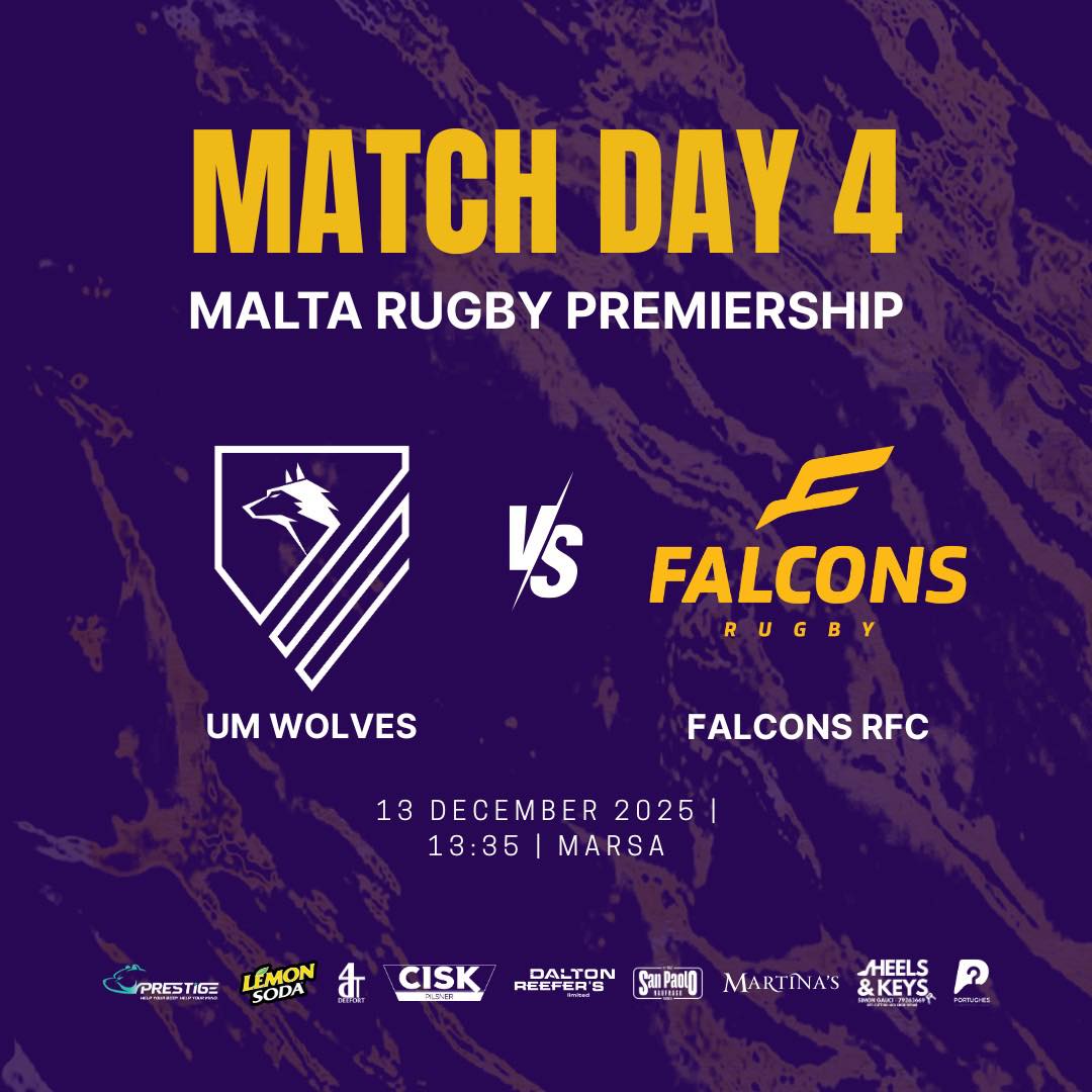 Falcons - Matchday 4 🏉 We face UM Wolves to close out the year. 🕞 Kick ...