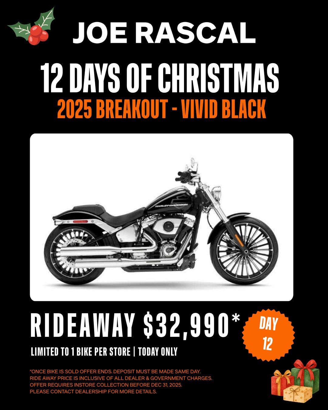 Not all gifts sit on... - Joe Rascal Harley-Davidson Ringwood | Facebook