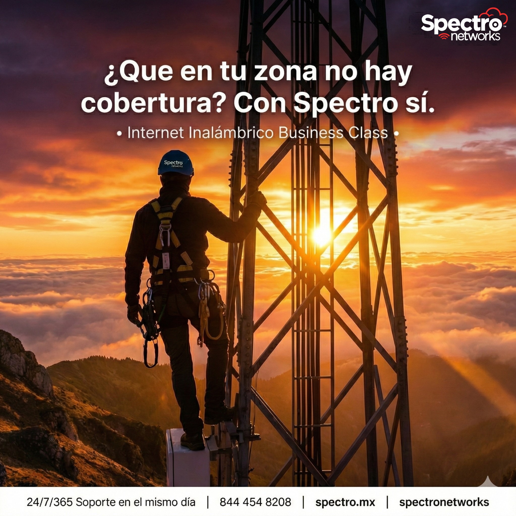 Spectro - 📡 ¿En tu zona dicen que no hay cobertura? Con Spectro, sí hay ...