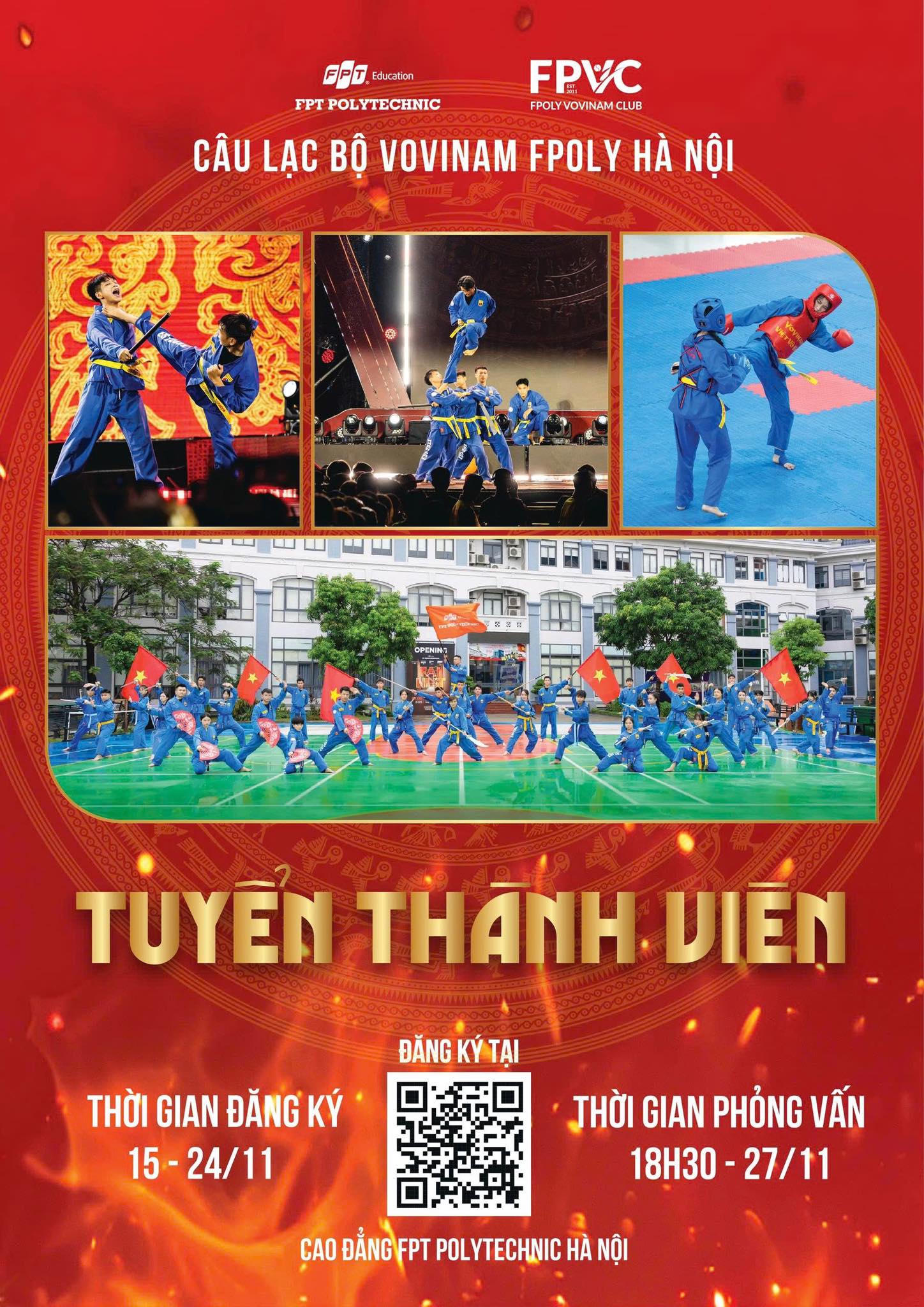 📢 [THÔNG BÁO] CLB VOVINAM FPOLY... - FPoly Vovinam Club Hanoi | Facebook
