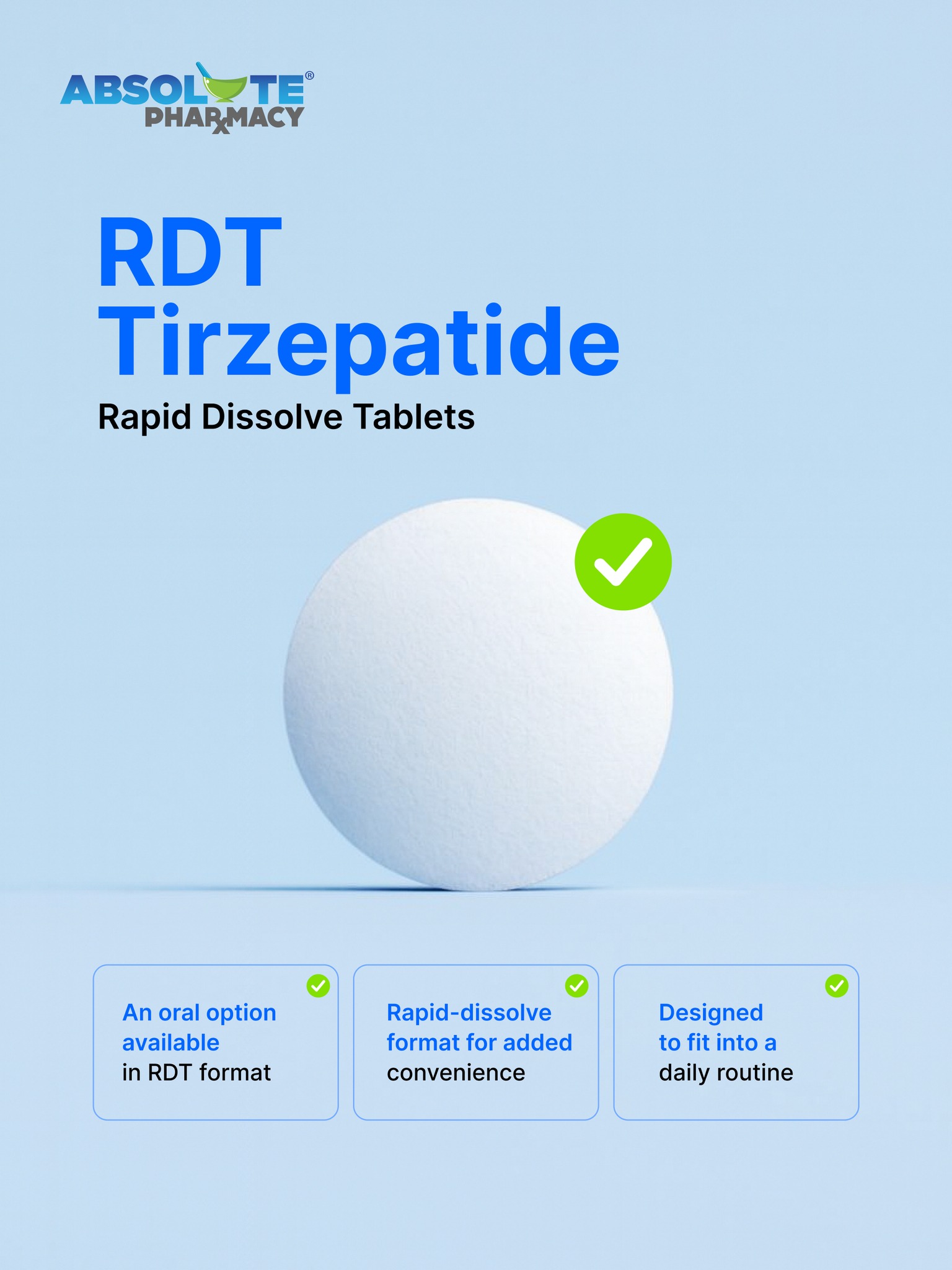 Absolute - A smarter way to deliver Tirzepatide. 💊 Absolute Pharmacy’s ...
