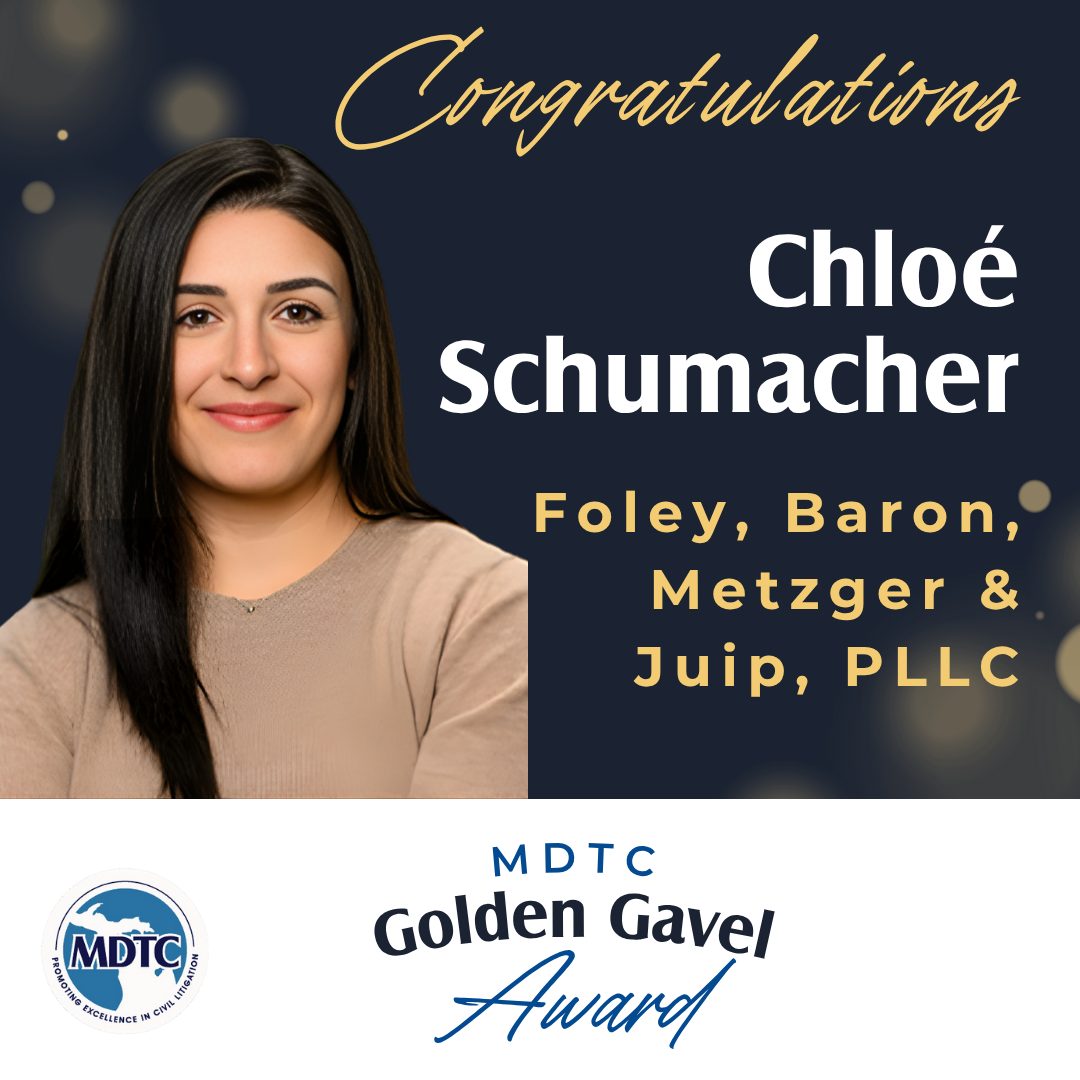 Michigan - Help us congratulate Chloé Schumacher from Foley Baron ...