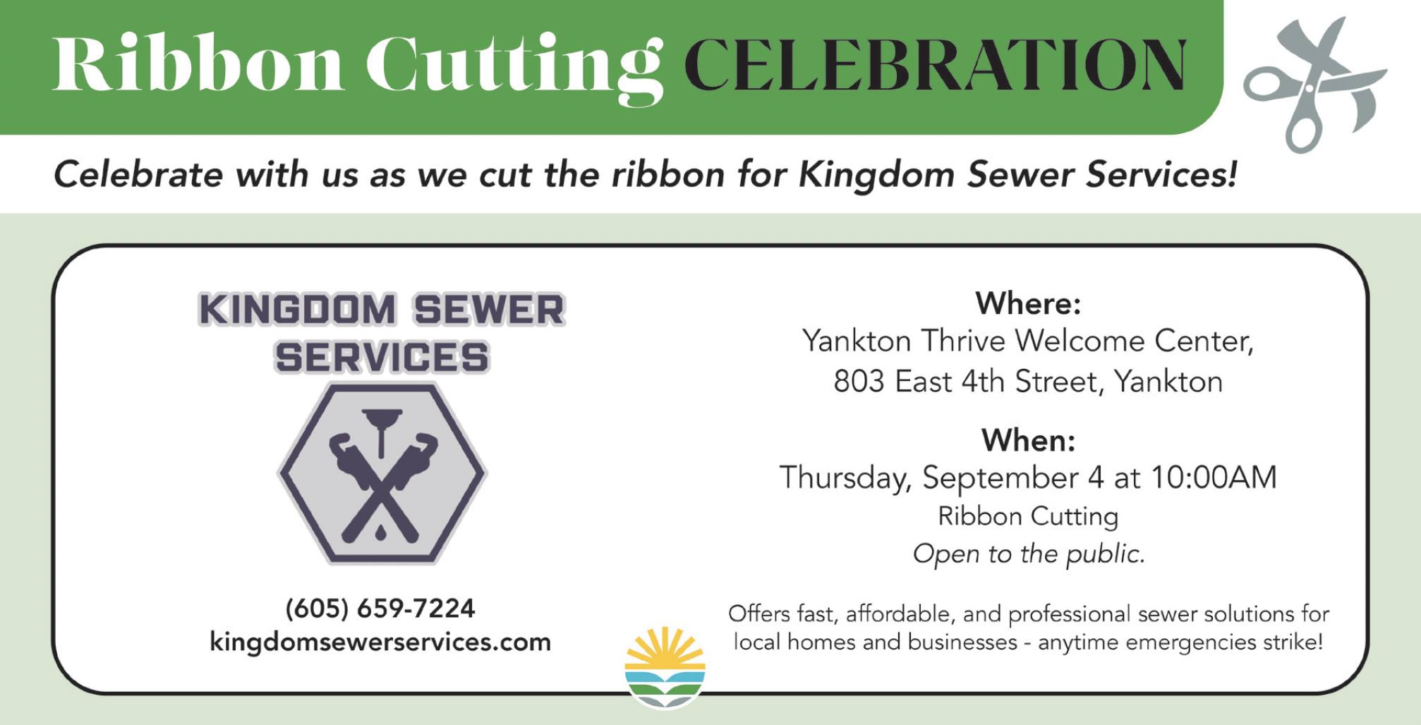 Kingdom Sewer Services Ribbon Cutting