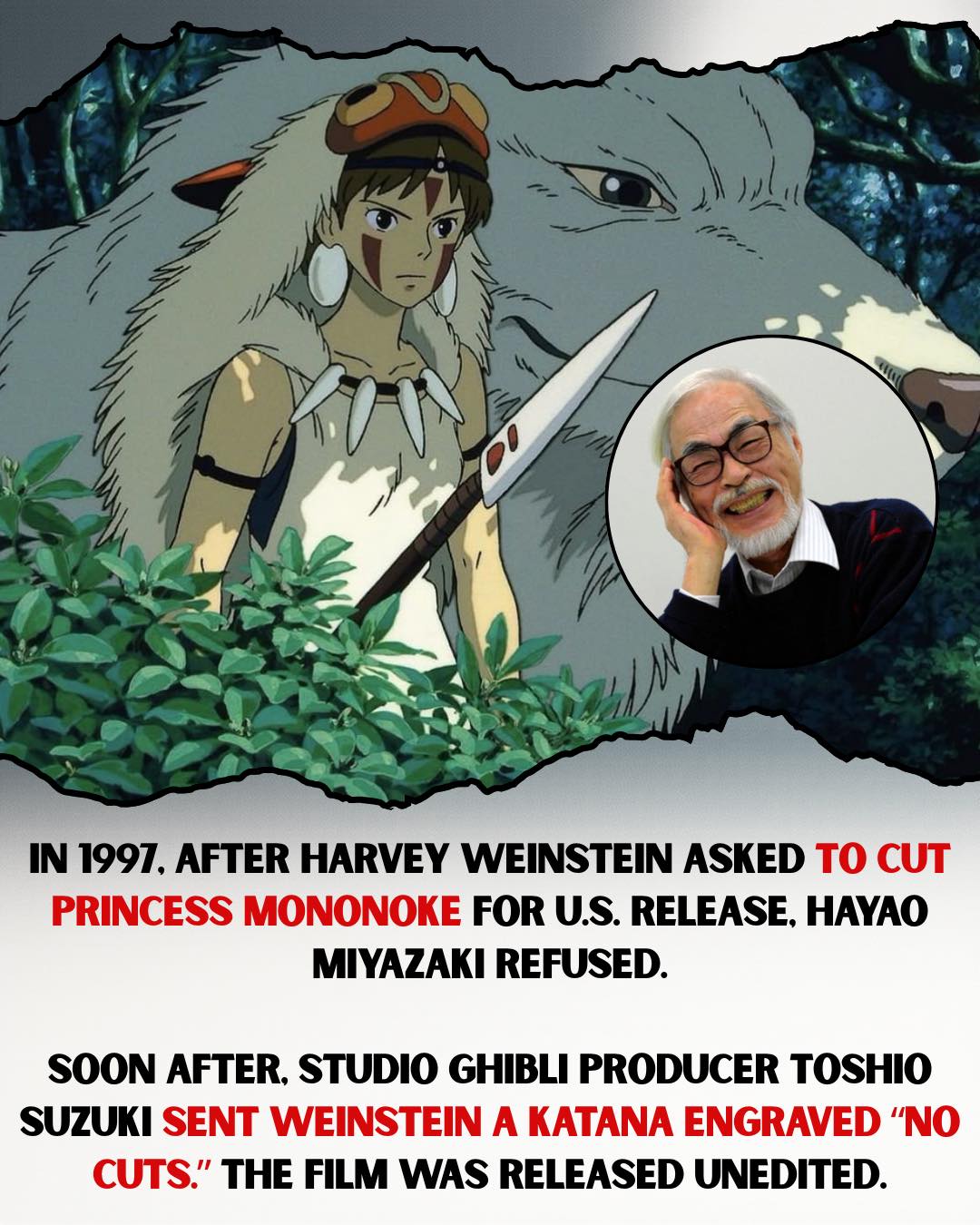 All - When Princess Mononoke was being prepared for its American ...