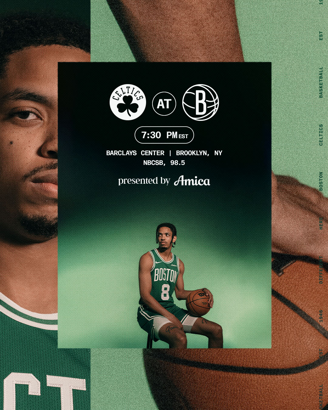 Boston - TONIGHT ☘️ Celtics at Brooklyn Nets ⏰ 7:30 PM 📺 NBC Sports ...