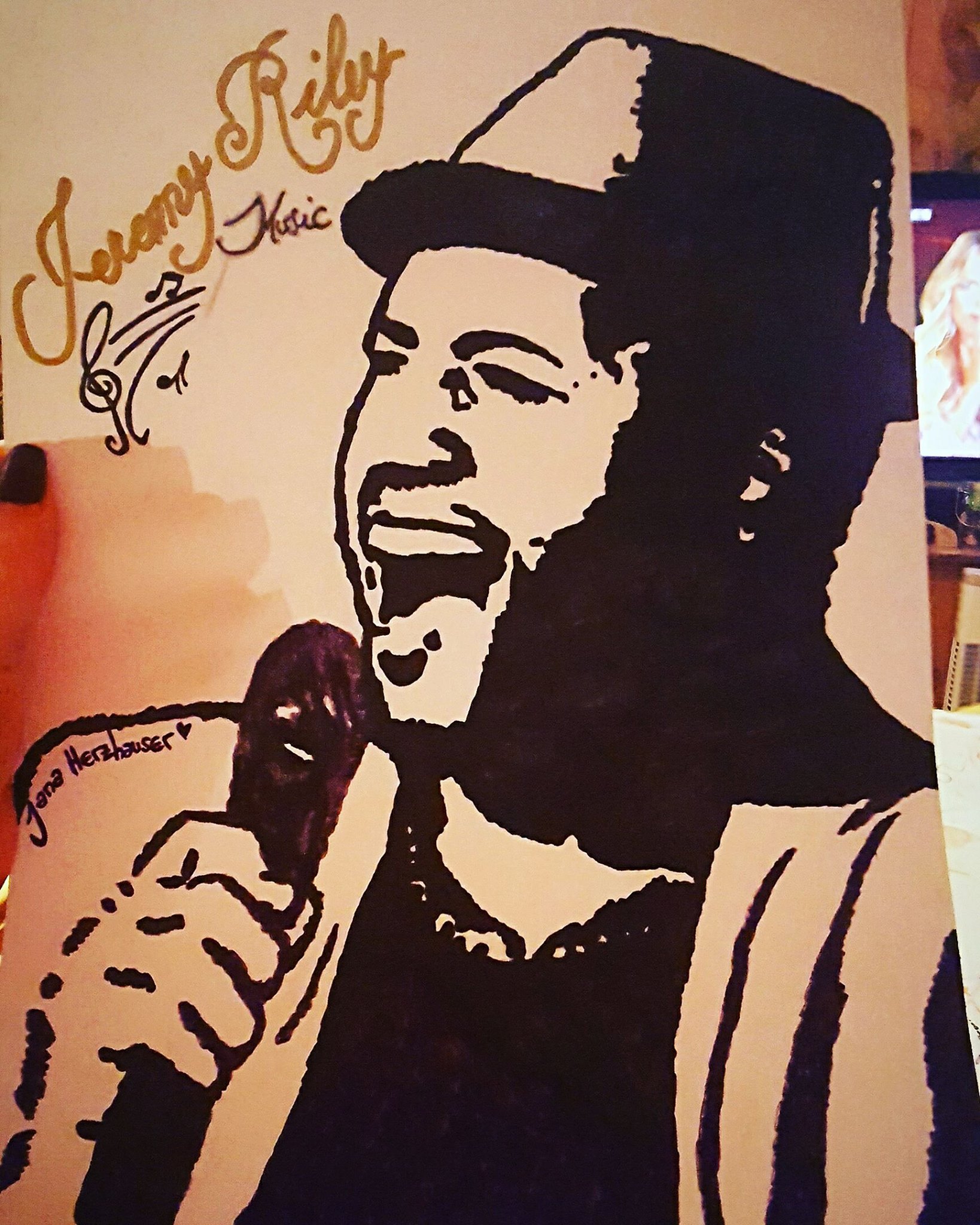 New drawing of Jeremy Riley 💪🏾 - Miss Dunkelbunt Artwork