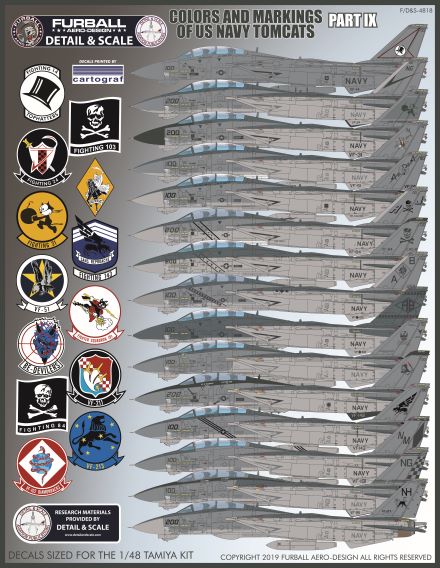 mm　バッジなし Furball Aero-Design's new 1/48 scale decal releases