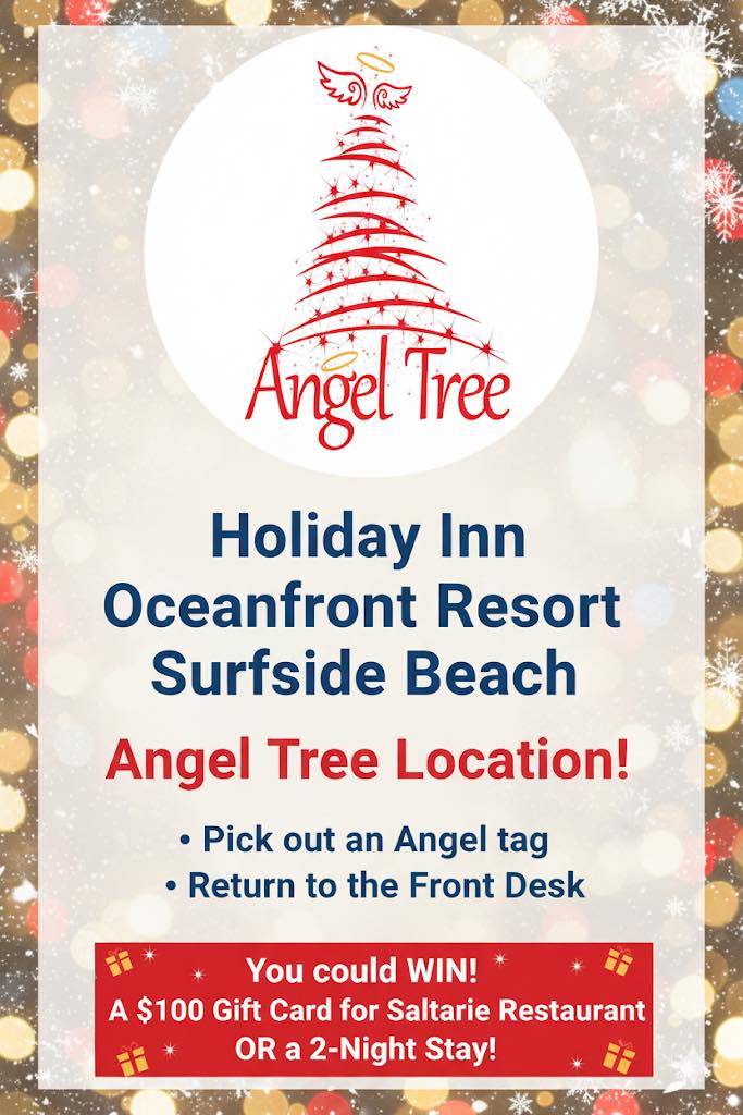 Saltaire - The Angel Tree is officially set up at the Holiday Inn ...