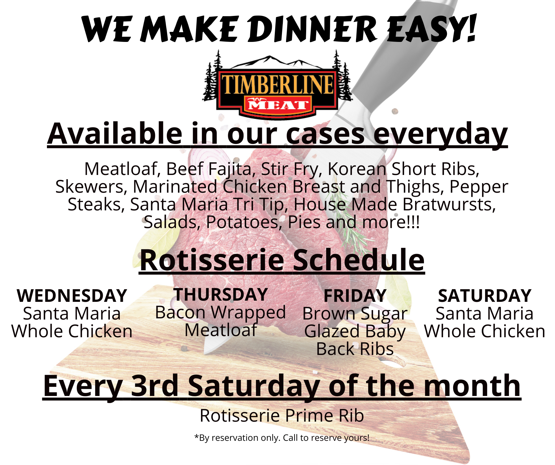 Timberline Meat | Sandy OR