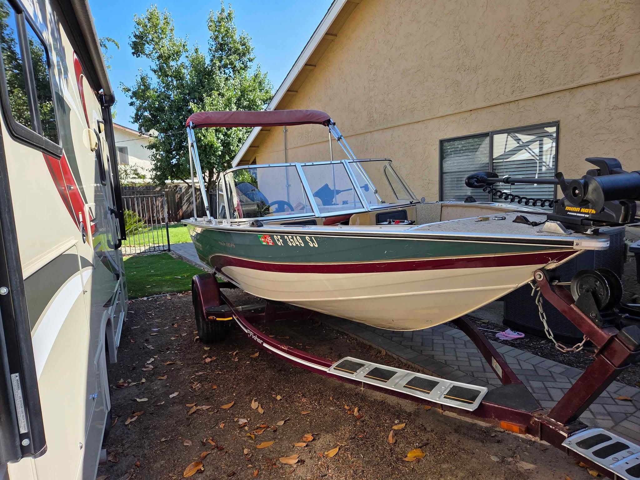 1998 Fisher Hawk 170fs fishing boat - Boats - Rancho Cordova ...