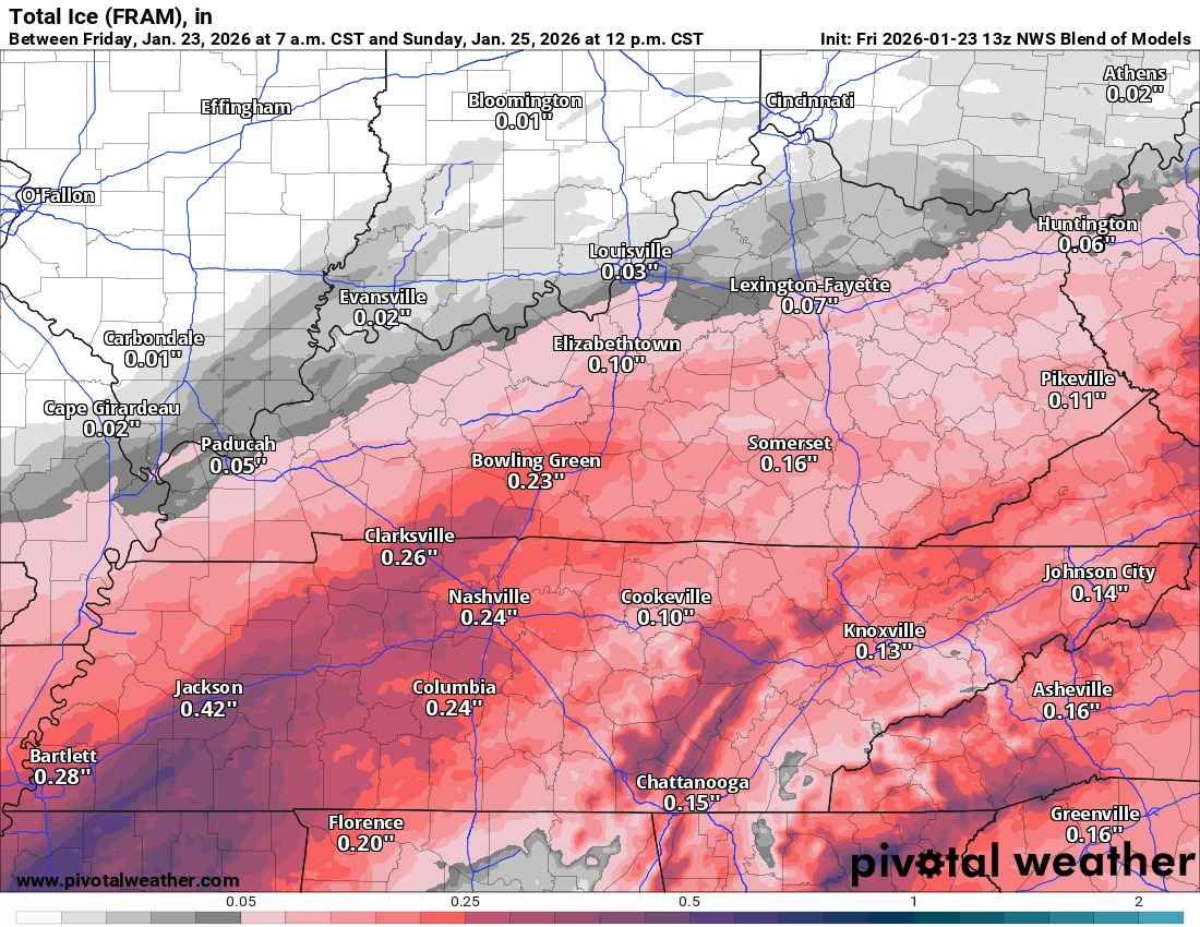 12z Euro is still pretty icy...... - Moe Shamell - WBBJ | Facebook