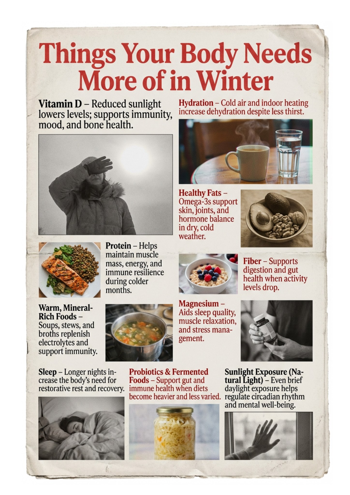 Little - Winter slows everything down — including digestion, immunity ...