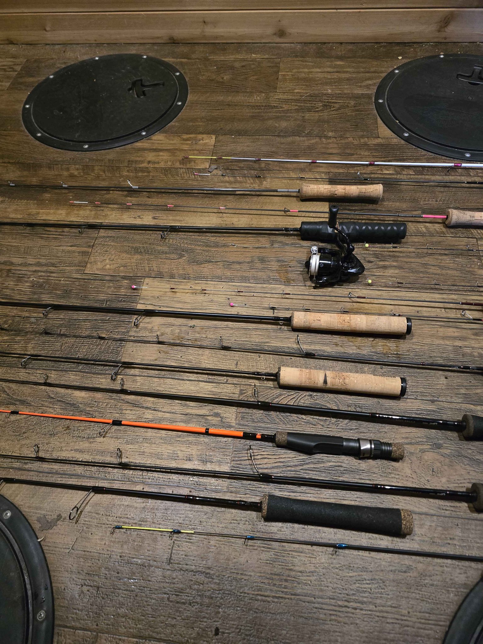 Custom Ice rods, tuned up, thorne bros, JT, FROSTBITE, Elliot - Fishing ...