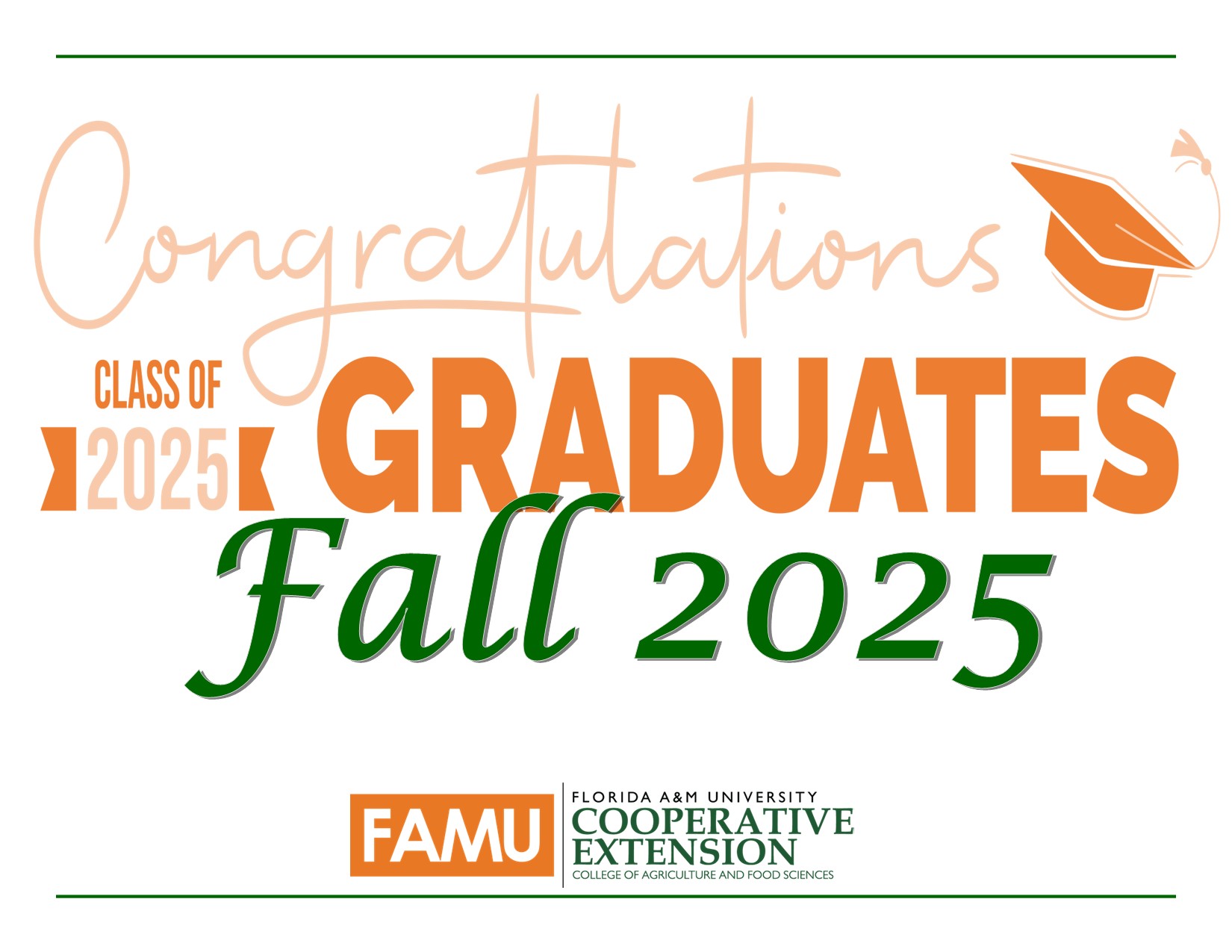 FAMU EXTENSION - Congratulations to all of the Fall 2025... | Facebook