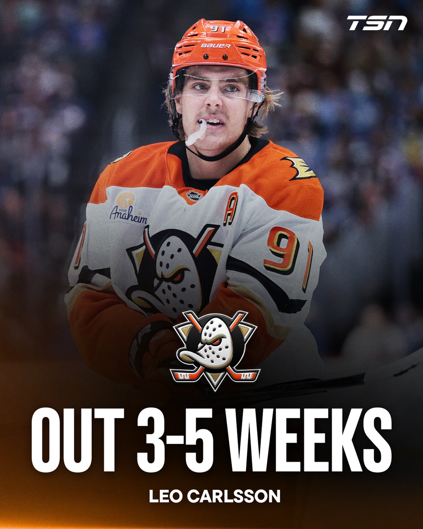 TSN - The Ducks have confirmed that Leo Carlsson underwent... | Facebook