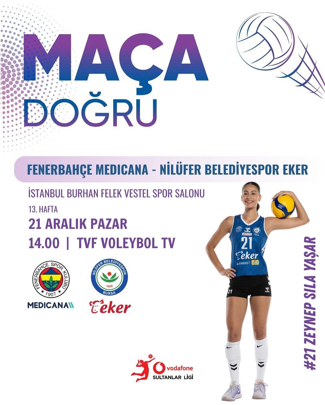 Nilüfer - İlk devrede sona geliyoruz… Rakibimiz Fenerbahçe Medicana! # ...