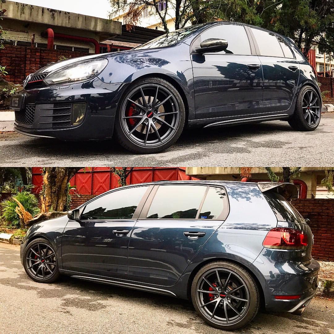 RAYS VR.G25 18インチ ホイール（ 取説付）＆タイヤ VW Golf King - VW Golf with New 18 inch Rays VR G25 design flow form rim