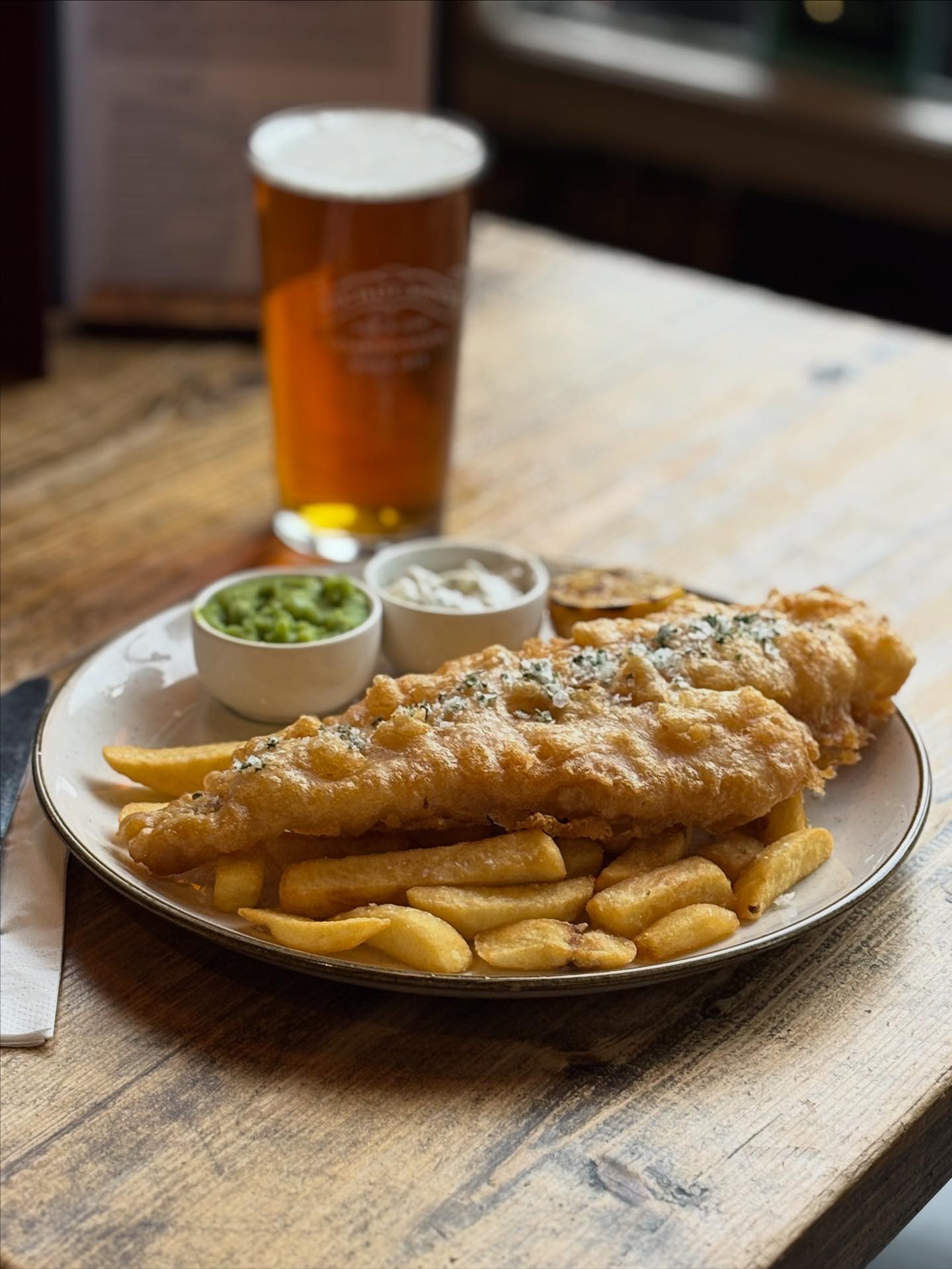 Mitre - Our new menu is now live Classic Nicholsons fish and chips ...