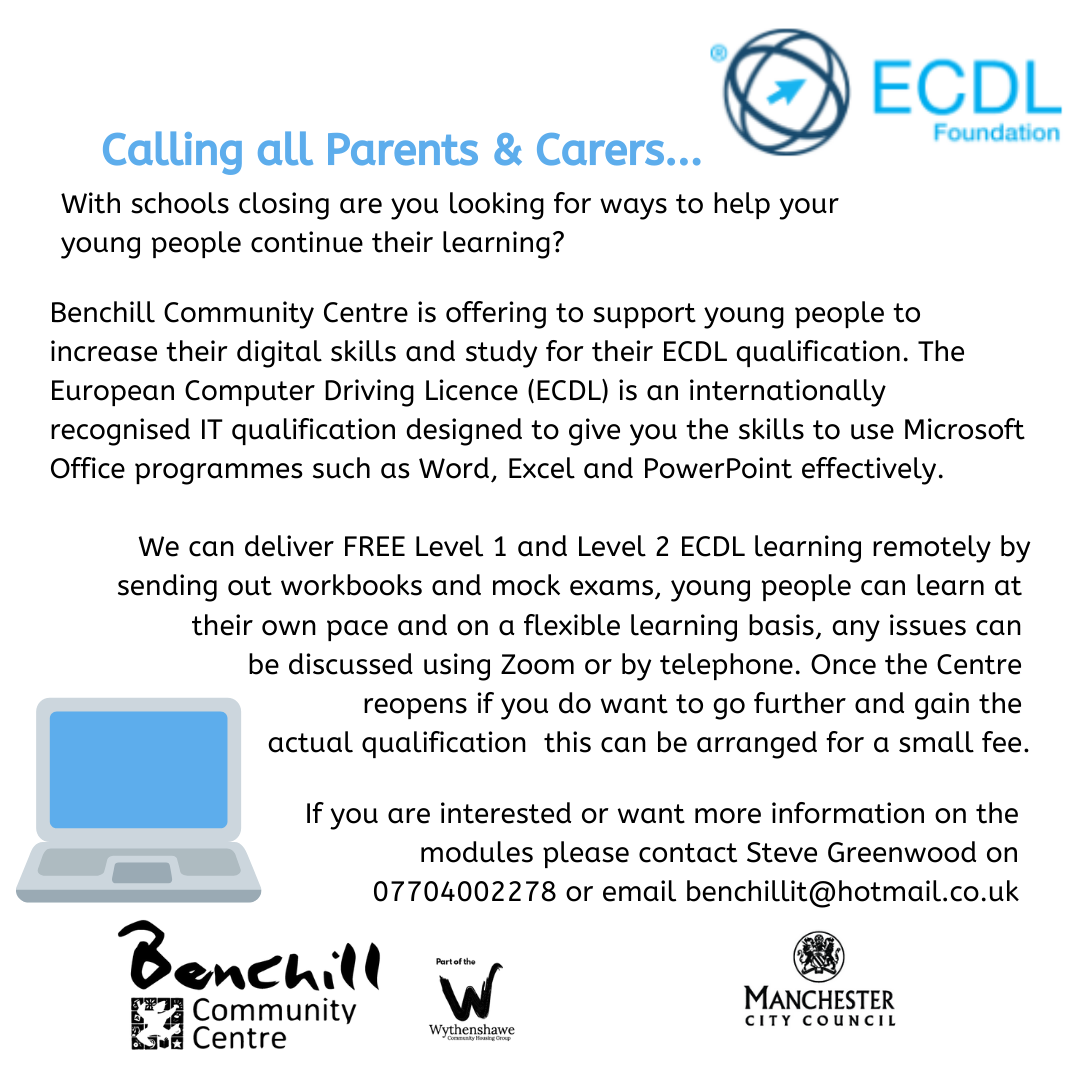Benchill - For anyone that might be struggling with home schooling or ...