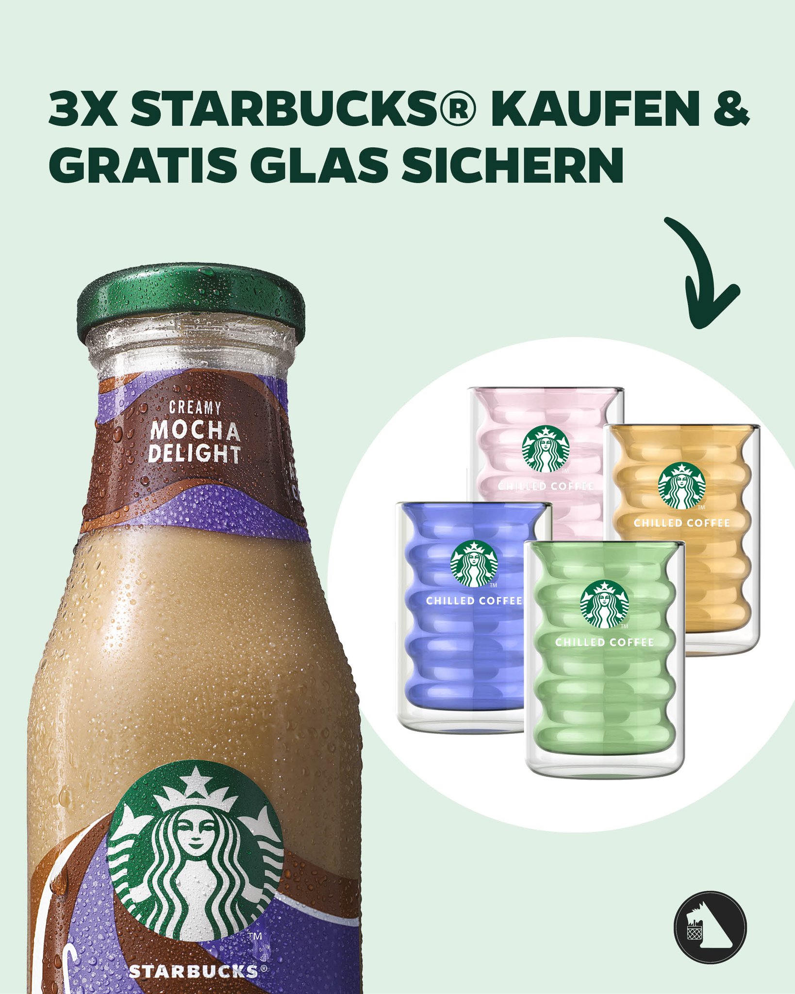 Sichere dir jetzt ein Gratis-Glas beim Kauf von 3 Starbucks Getränken.☕️ Welche Farbe würdest du nehmen?👇 Alle Infos zur Aktion: https://www.glas- aktion.de
