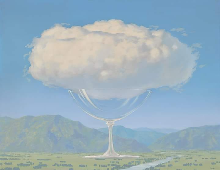 La lunette d'approche (The Telescope) - René Magritte - 1963 Menil