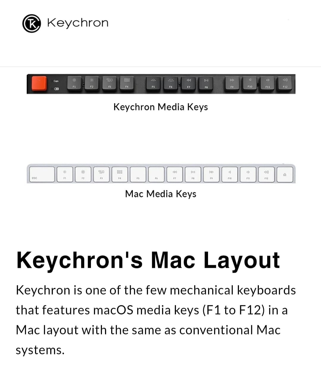 Keychron's Mac Layout Keychron is one... - Keychron Jakarta