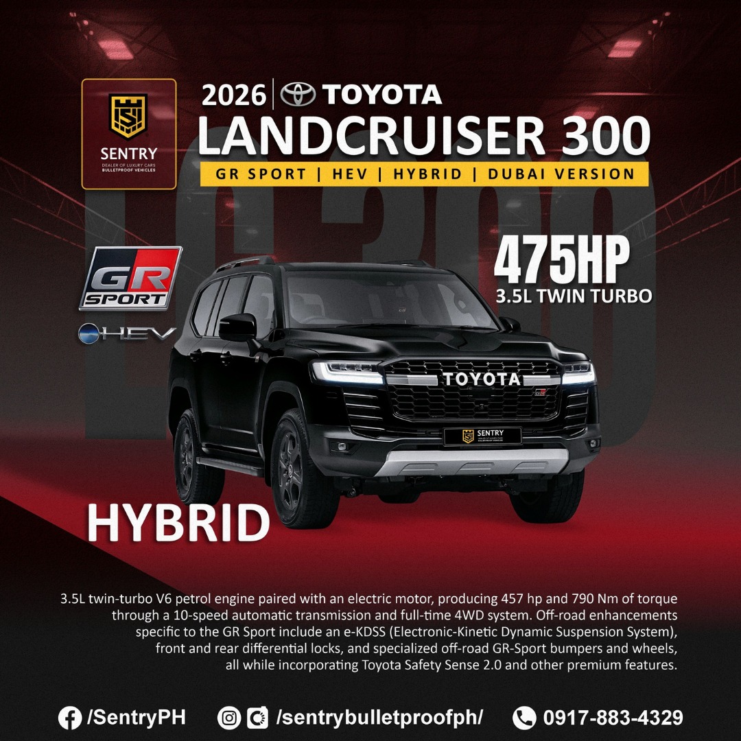𝗕𝗥𝗔𝗡𝗗 𝗡𝗘𝗪 2026 Toyota Land Cruiser 300 GR-Sport HEV Hybrid