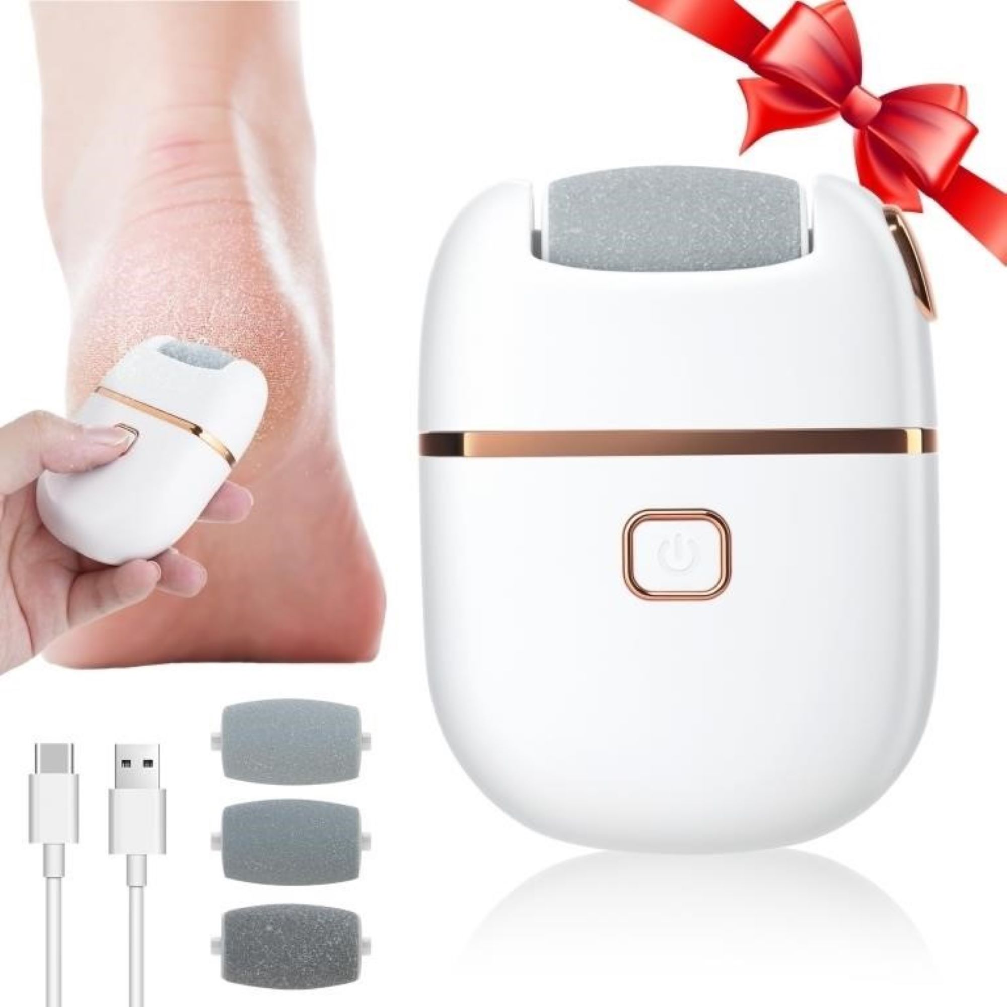 Tabby's - ELECTRIC CALLUS FILE - Powerful Foot File with 3 Grinding ...