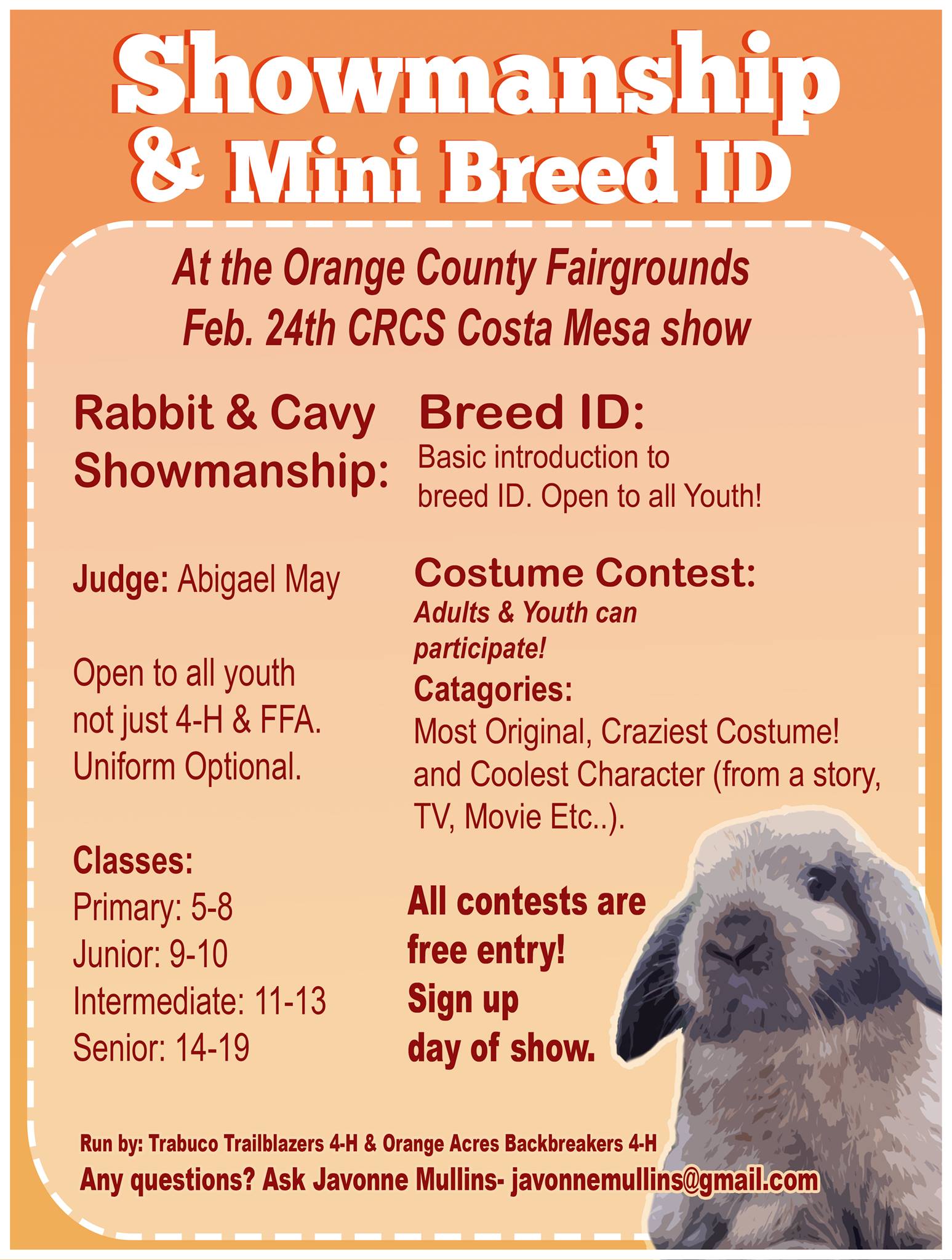 Attention... - CRCS - California Rabbit and Cavy Shows, Inc.