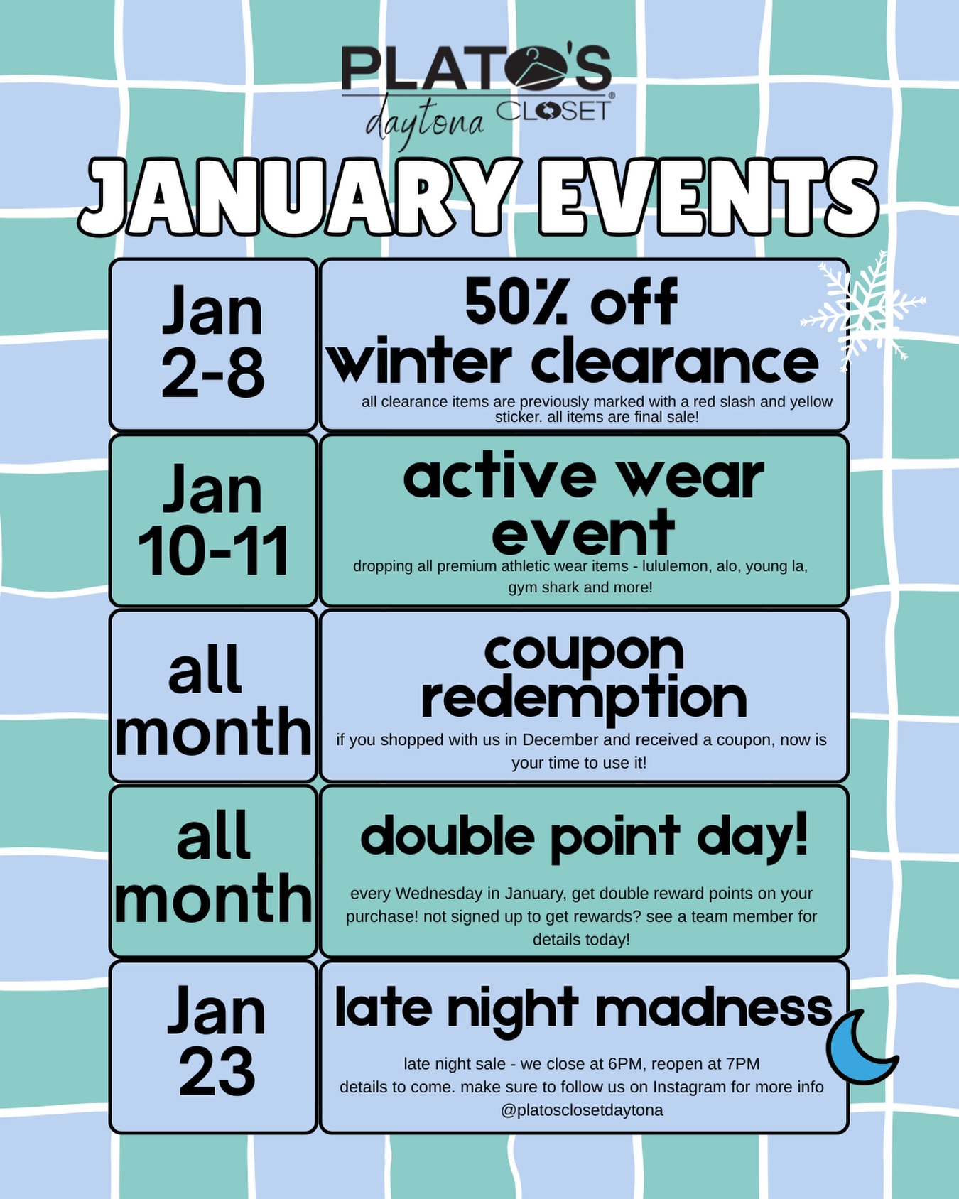 Plato's - ️ welcome, January 2026! we’re glad you’re here ️ | Facebook