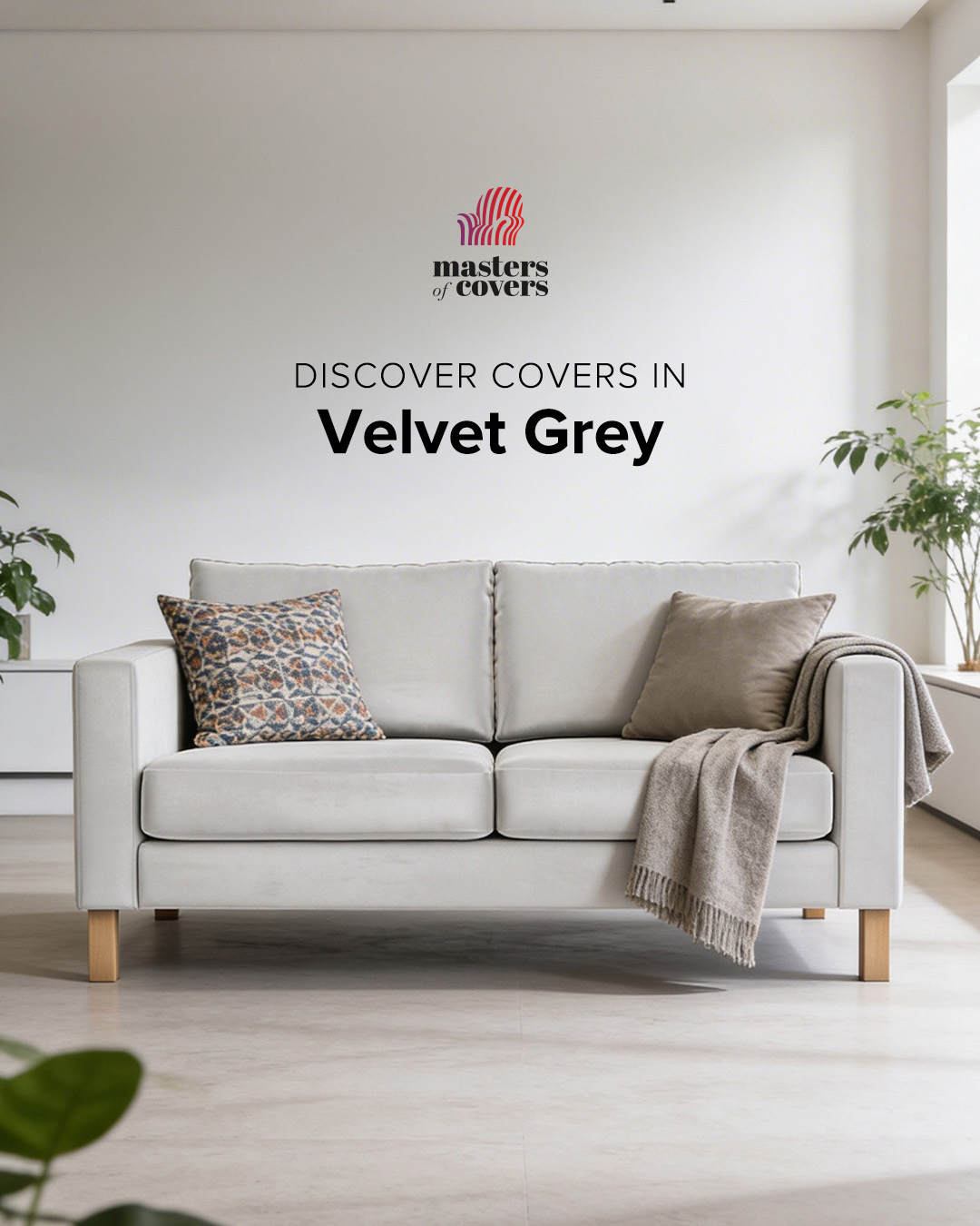 Meet the Ikea Karlstad 2 Seater Sofa in Velvet Grey - comfort and