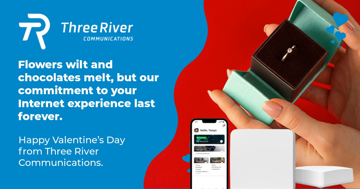 Happy Valentine's Day! Check... - Three River Communications | Facebook