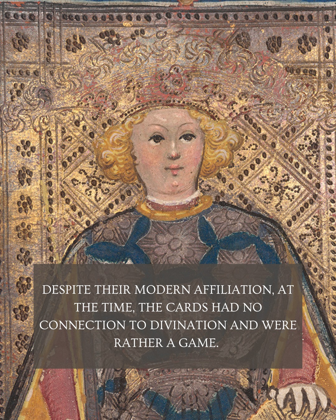 The Visconti-Sforza tarot cards were made by artist Bonifacio