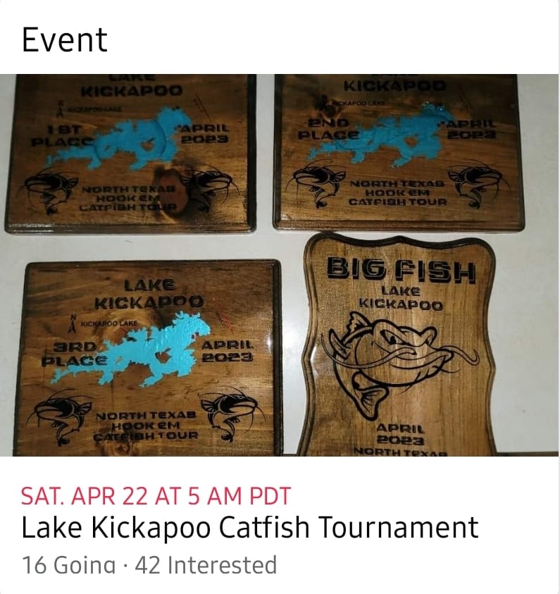 Wichita Falls Fishing Forum | Saturday Lake Kickapoo Catfish Tournament ...