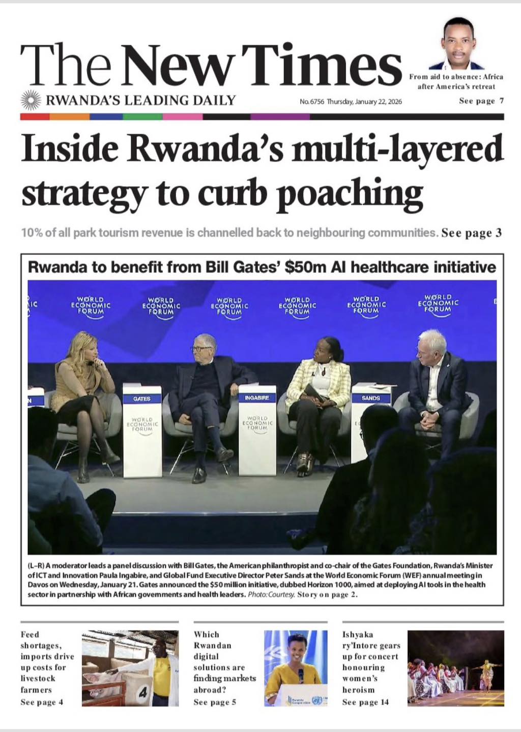 The New - The New Times ePaper Front Page of Thursday, January 22, 2026 ...