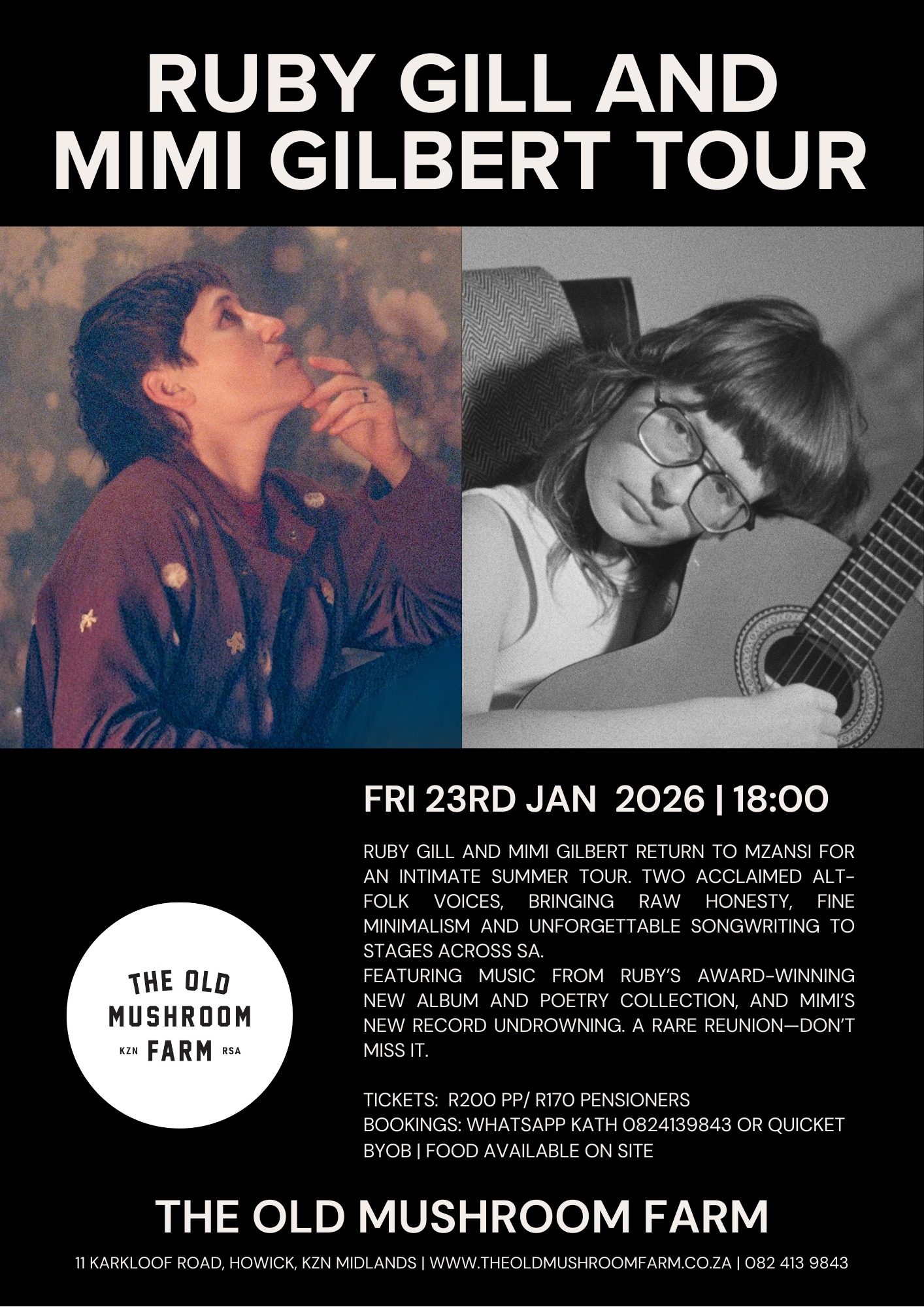 THIS MONTH! RUBY GILL AND MIMI... - The Old Mushroom Farm | Facebook