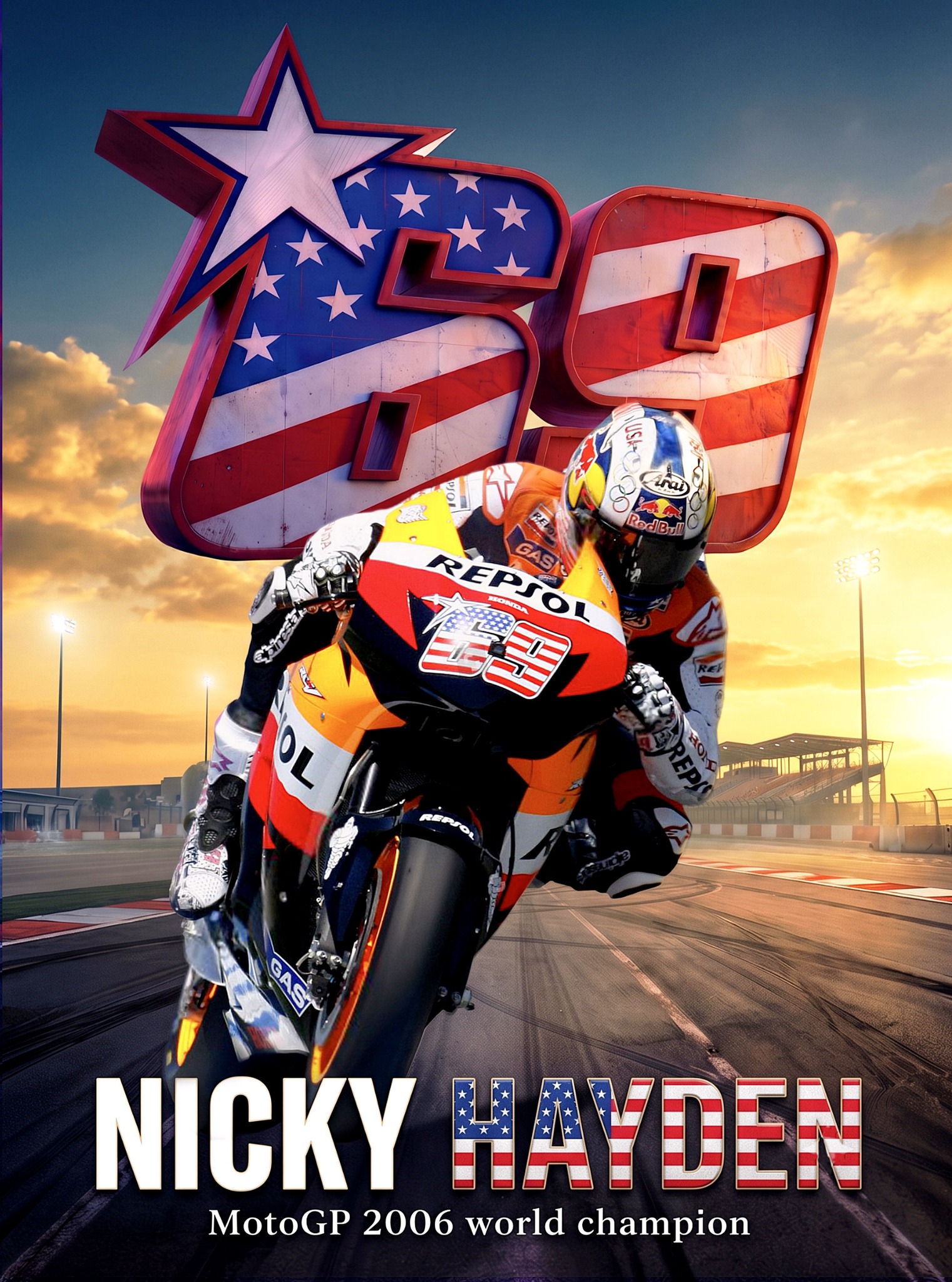 2️⃣0️⃣0️⃣6️⃣ | WORLD CHAMPION 🏆 • Nicky Hayden #69