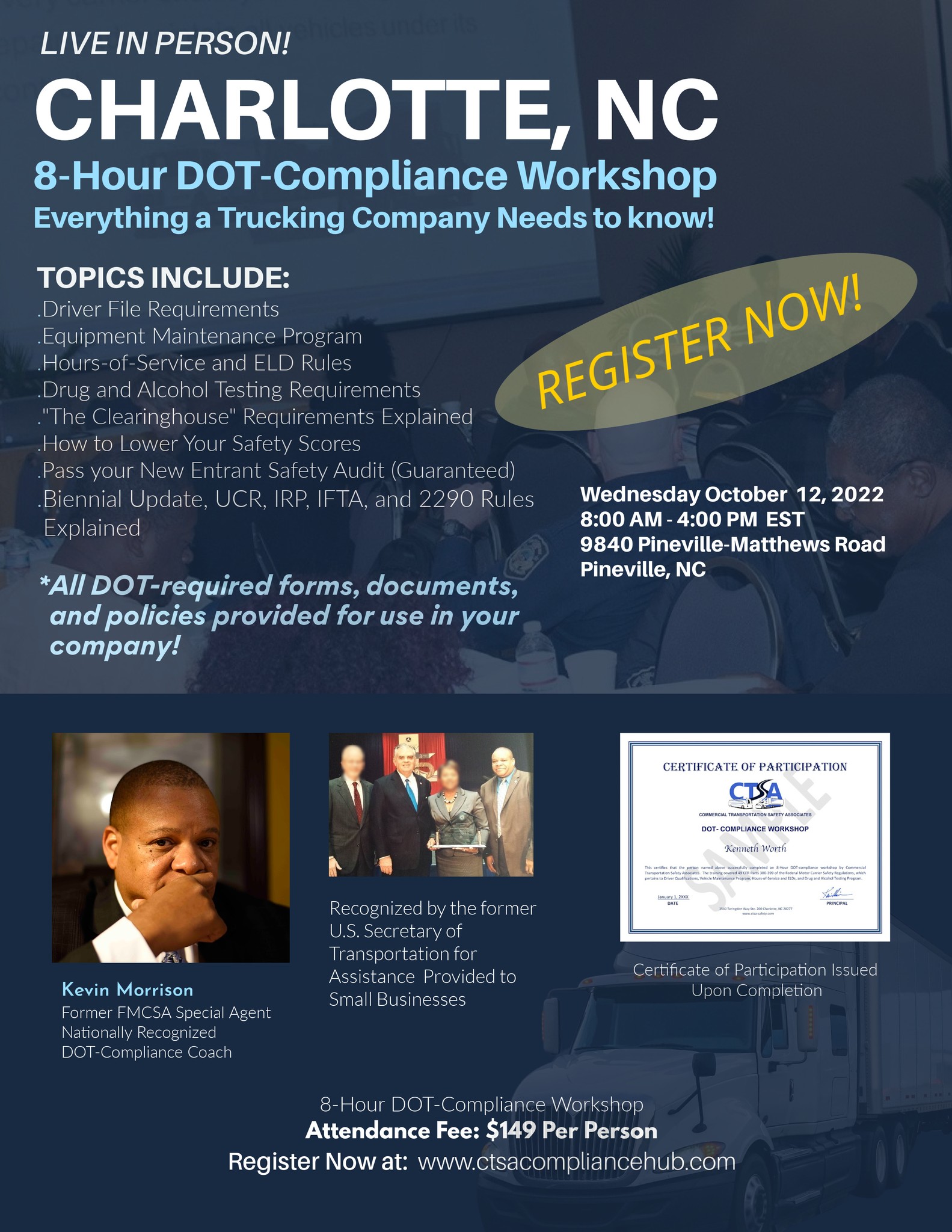 Commercial - Comprehensive DOT-Compliance Workshop-Charlotte! The ...
