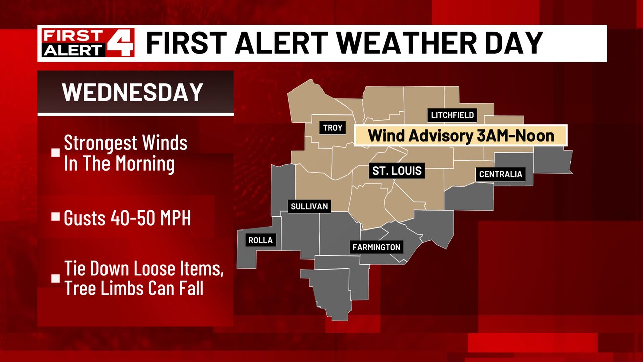 KMOV - A First Alert Weather Day issued for Wednesday due to strongest ...