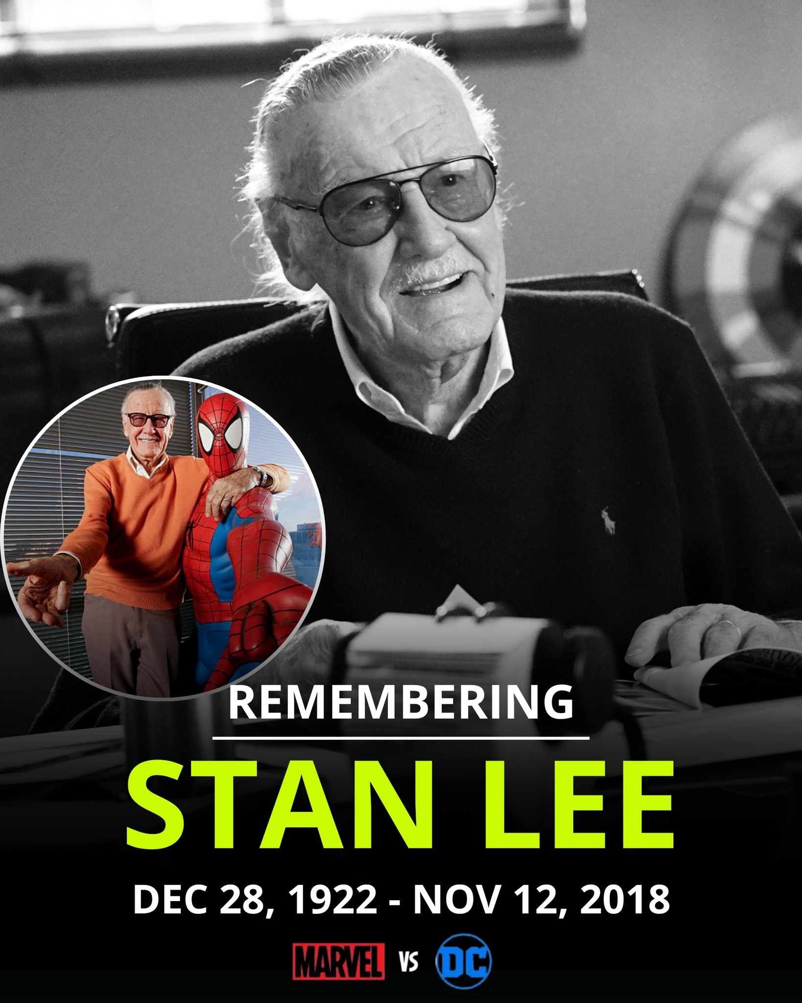 Marvel - Remembering Stan Lee on his birthday. The legendary mind ...