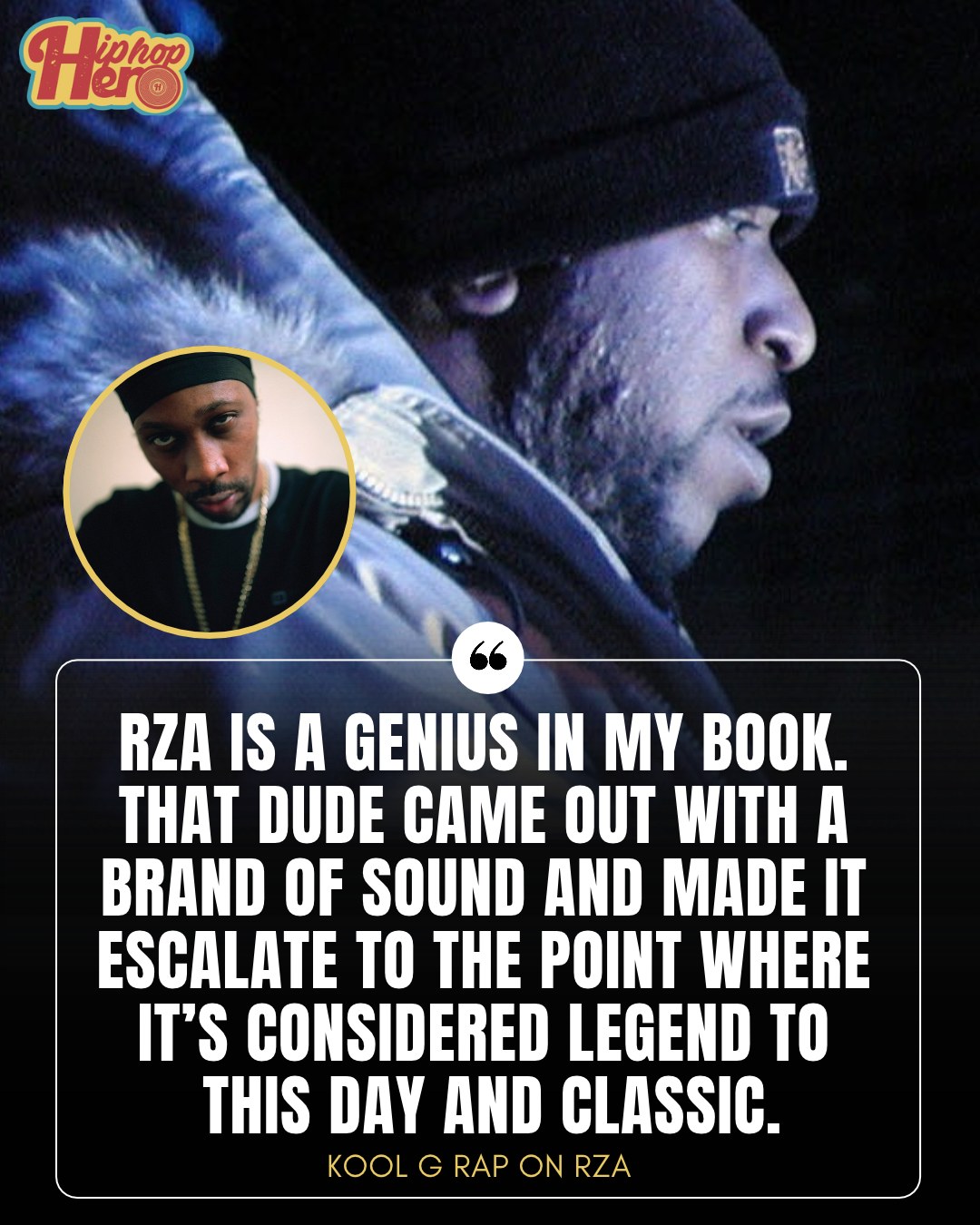 Kool G Rap hailed RZA as a genius: 