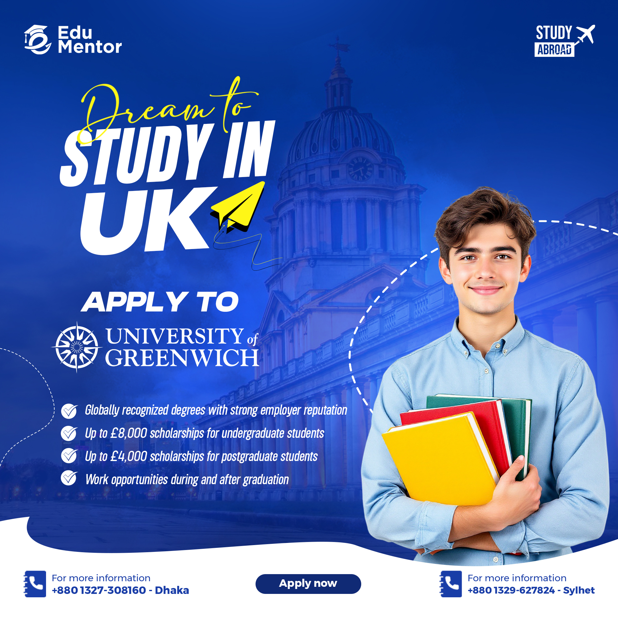 Edu - 🇧🇩 🇬🇧 Study in the UK – January 2026 Intake 🎓 University of ...