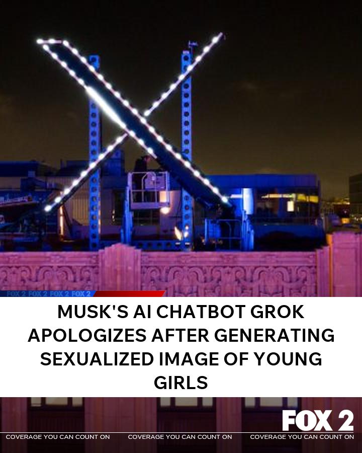 Fox2Now - Elon Musk’s AI chatbot Grok apologized this week... | Facebook